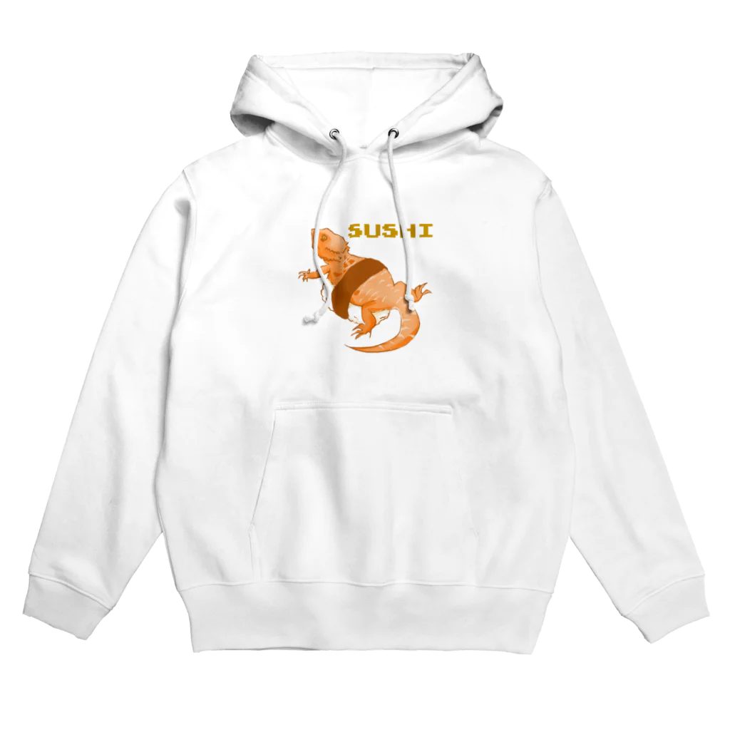 とくとくペット店のフトアゴヒゲトカゲ寿司 Hoodie