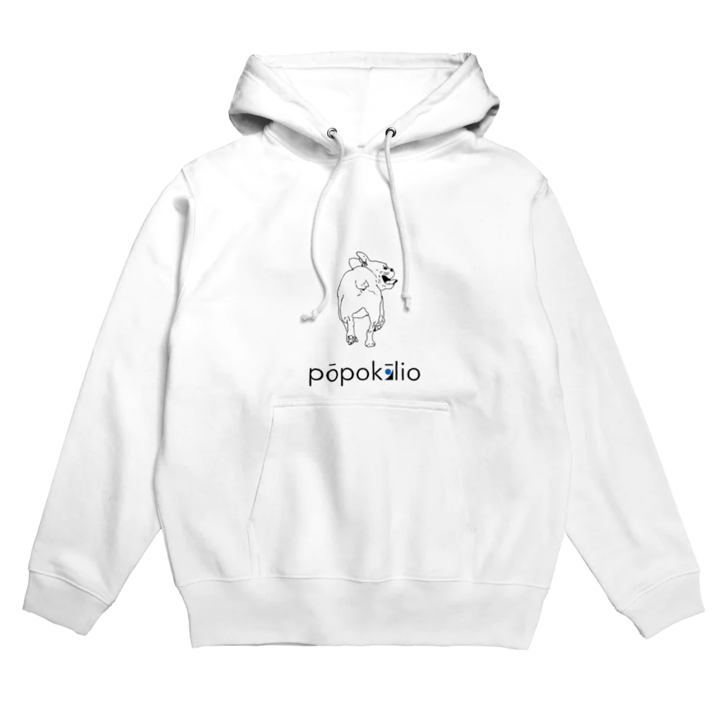 ナミノコ雑貨店のpopokilio フレンチブルドッグ  Hoodie