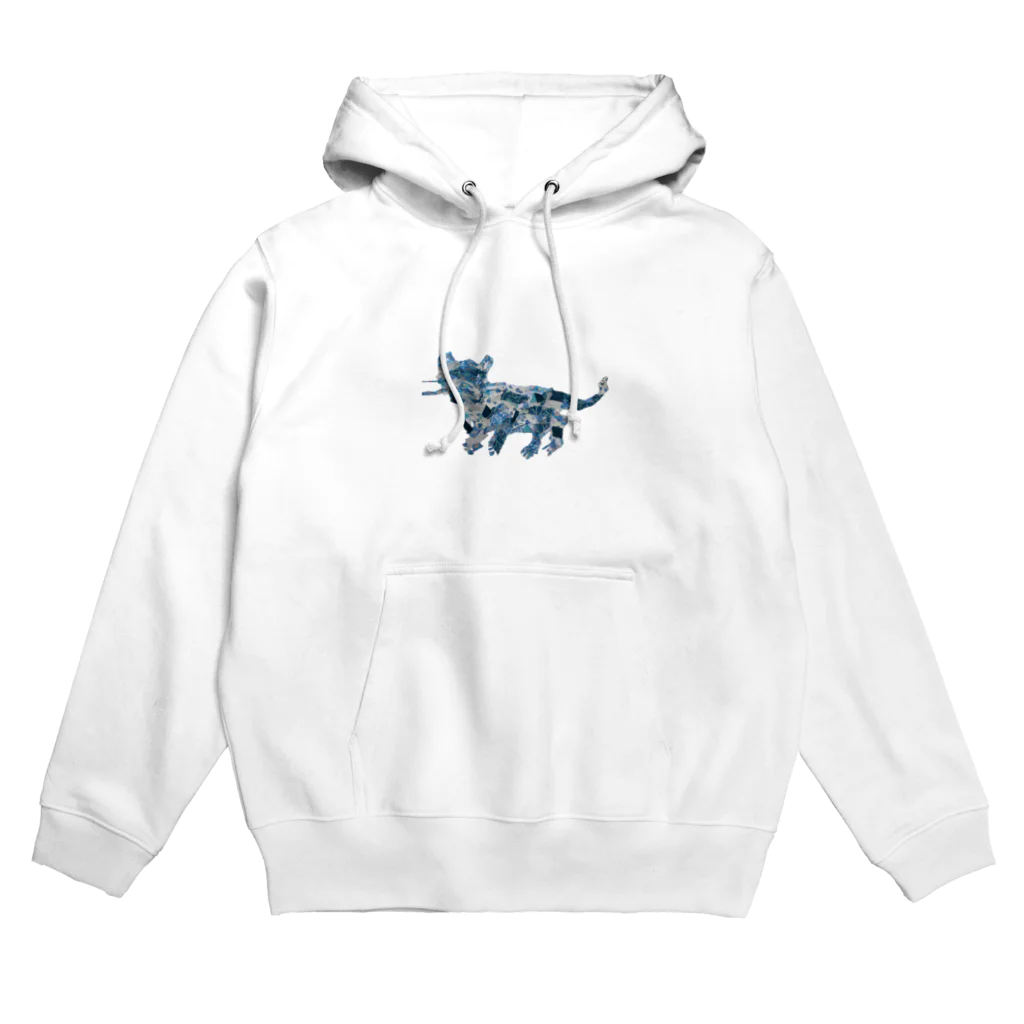 hinahinaのBlue Tiger Hoodie