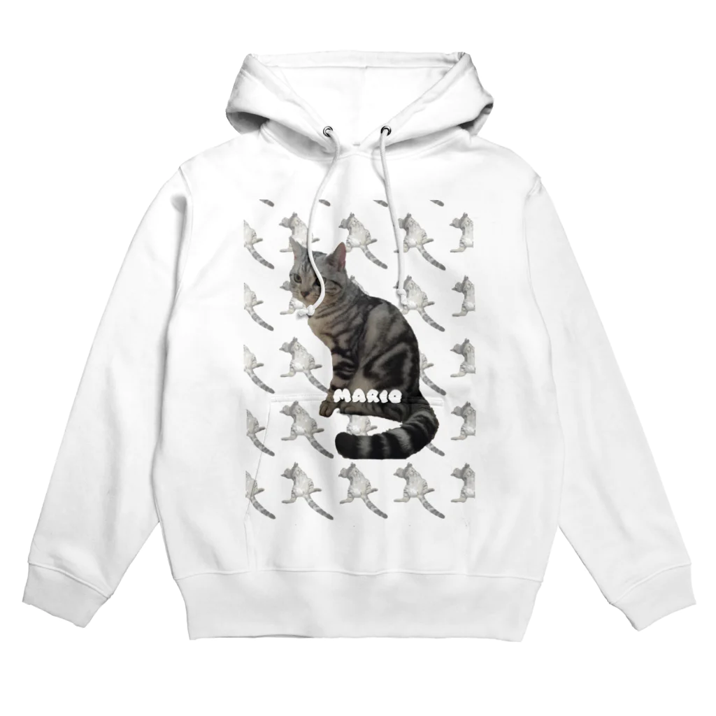 愛猫のアメショのマリオくん Hoodie