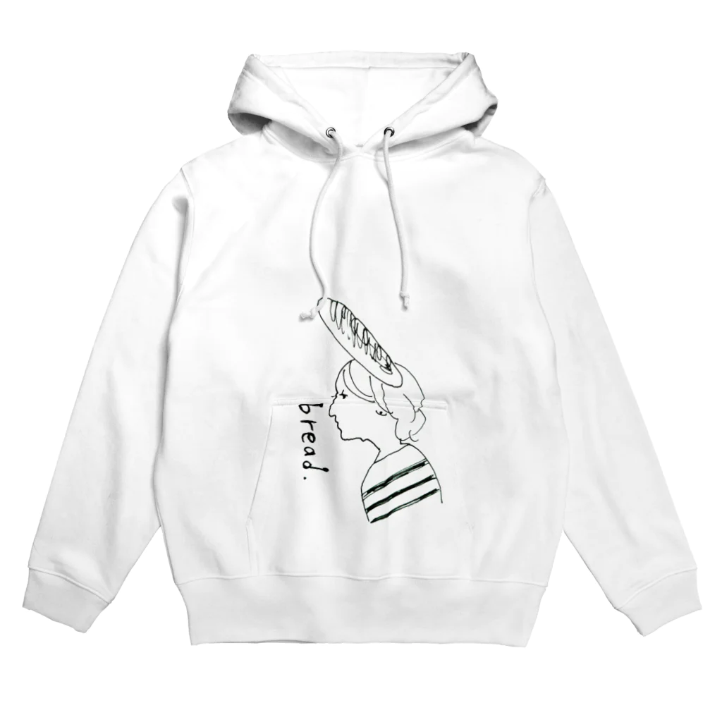 akikawagutiのbreadさん（フランスパンの日） Hoodie