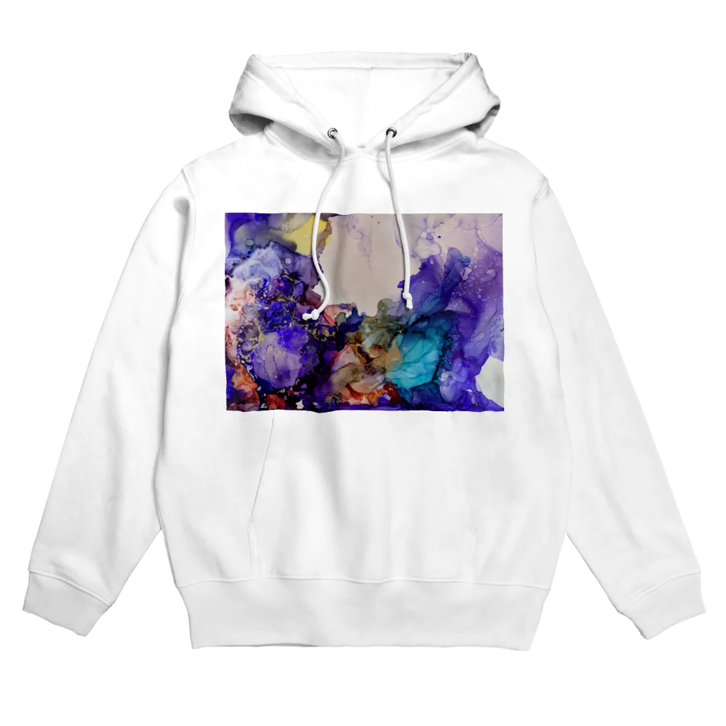 さかいまみの「studio344」のブルーパープル Hoodie