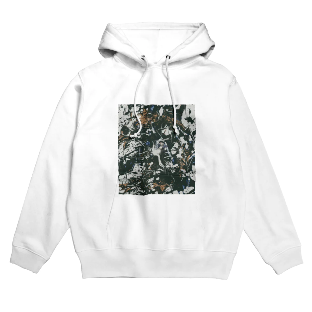 兎派のpaint_02_natural Hoodie