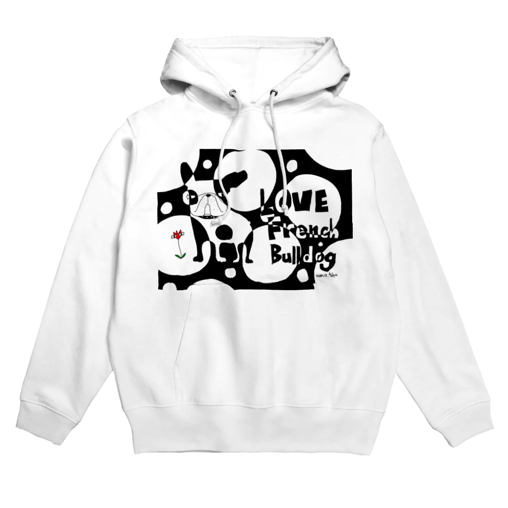 androgyneのLOVE FRENCH-BULLDOG Hoodie