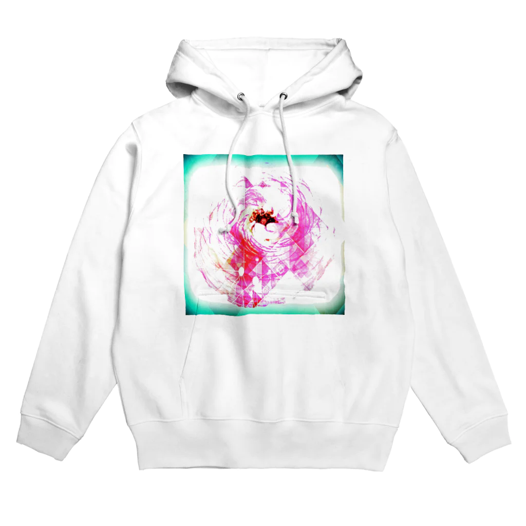 A'S WORLDのPINK×greenFLOWER Hoodie