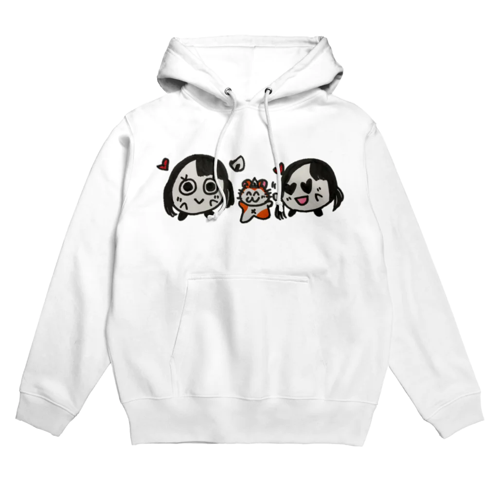 🐹カンダちゃんワールド🐹のミニカンダちゃん③ (仲良し) Hoodie