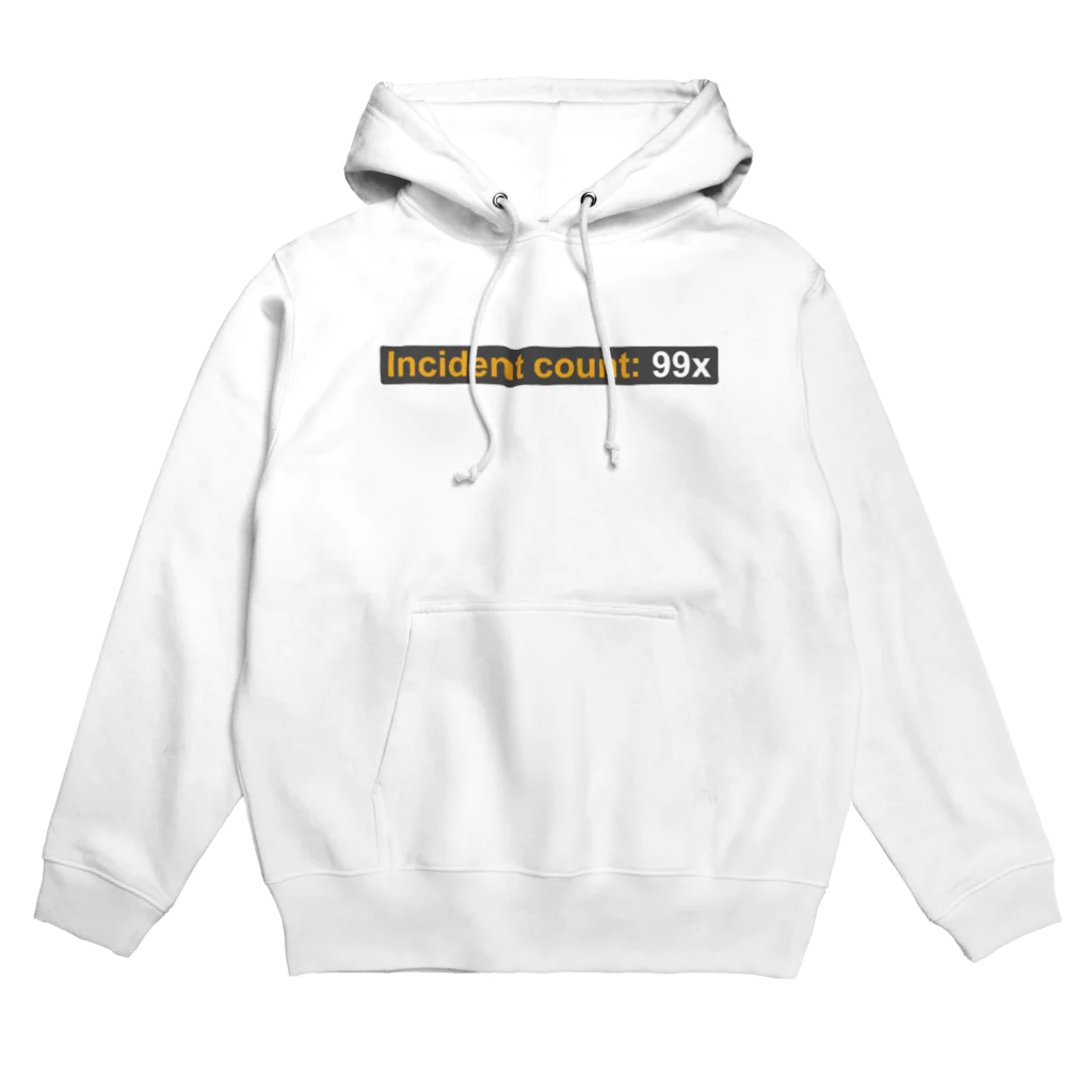 Simulator Racing Fun ShopのIncident count: 99x Hoodie