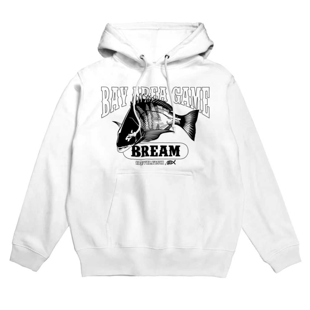 X-DEVILFISHのBREAM(黒鯛)パーカー Hoodie