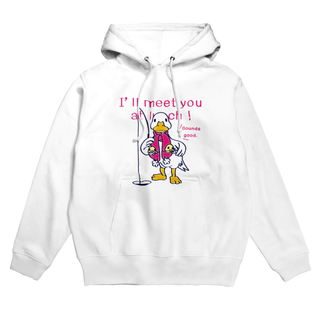 イラスト MONYAAT のCT76あひるのおひるさんのサカナ釣り Hoodie