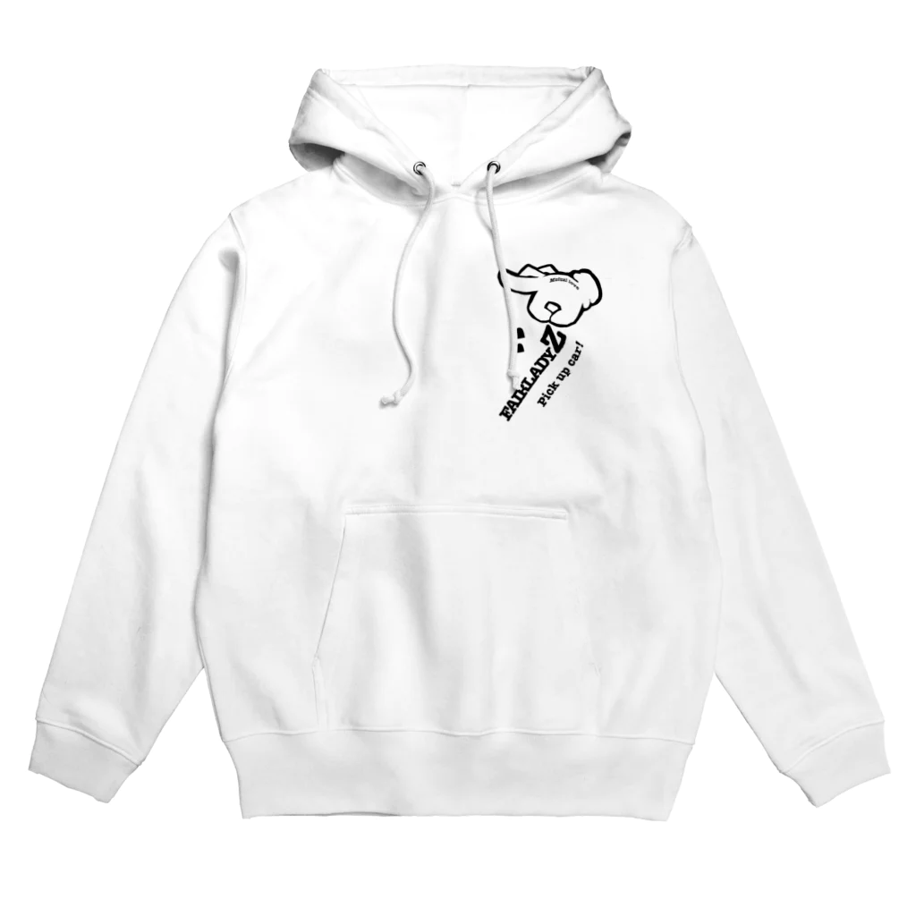 kuzi garageのフェアレディZ33(白) Hoodie