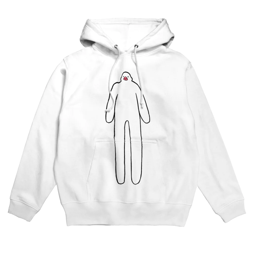 とりの足が長い文鳥 Hoodie