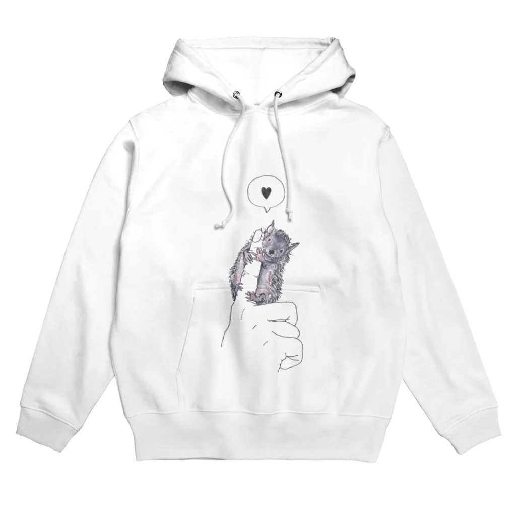 しゅうらくのひょっこりとヒメハリテンレック Hoodie