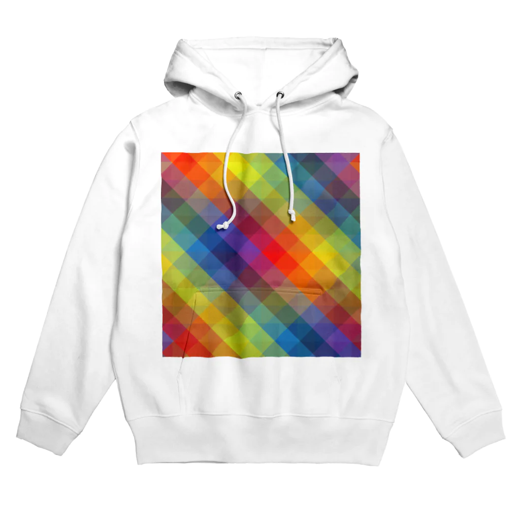 綺麗何学模様の虹×虹 Hoodie