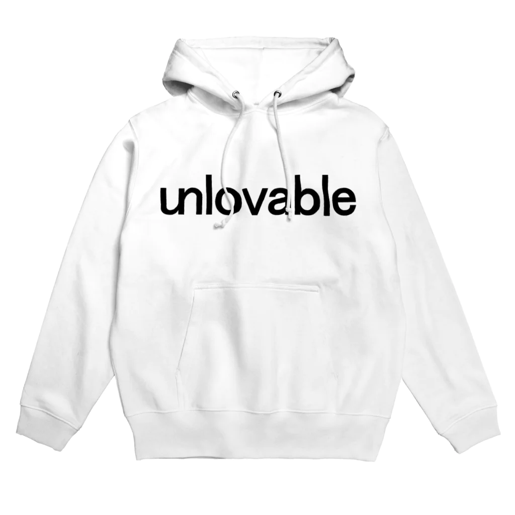 VOLTのunlovable black Hoodie