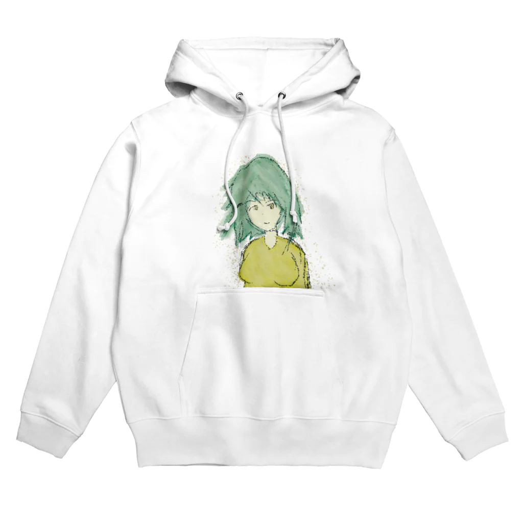 水草の粒子ガール Hoodie