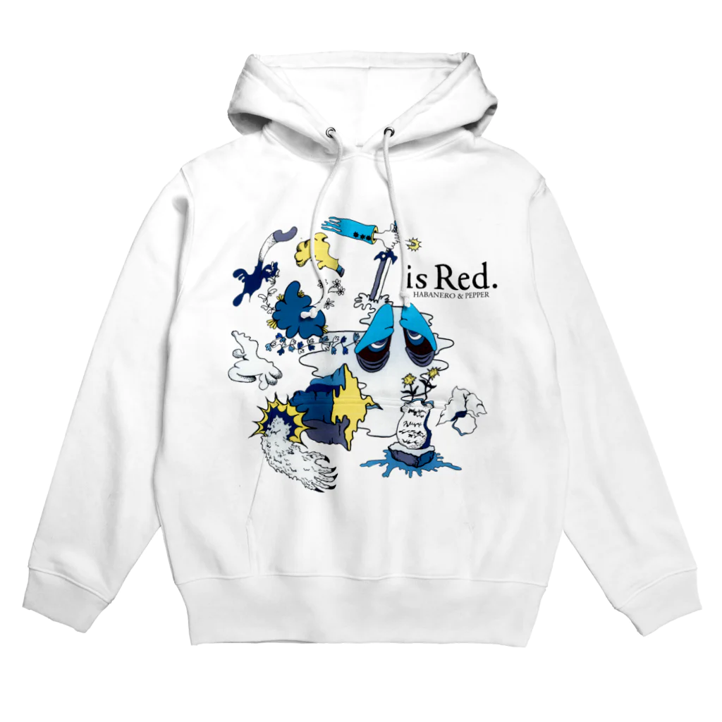 ハバネロ胡椒のハバネロ胡椒「is Red.」記念グッズA Hoodie