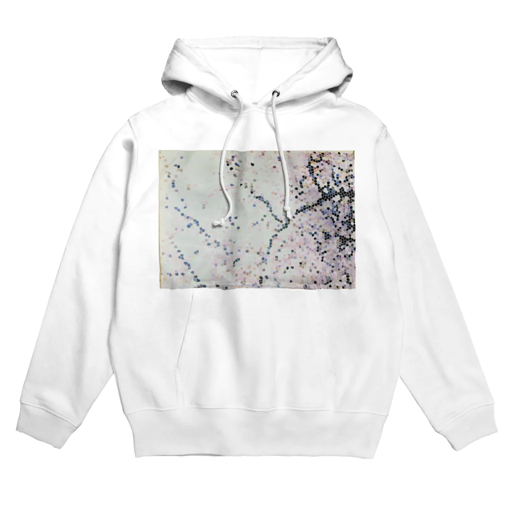 seki_junkoのドット桜モチーフ Hoodie