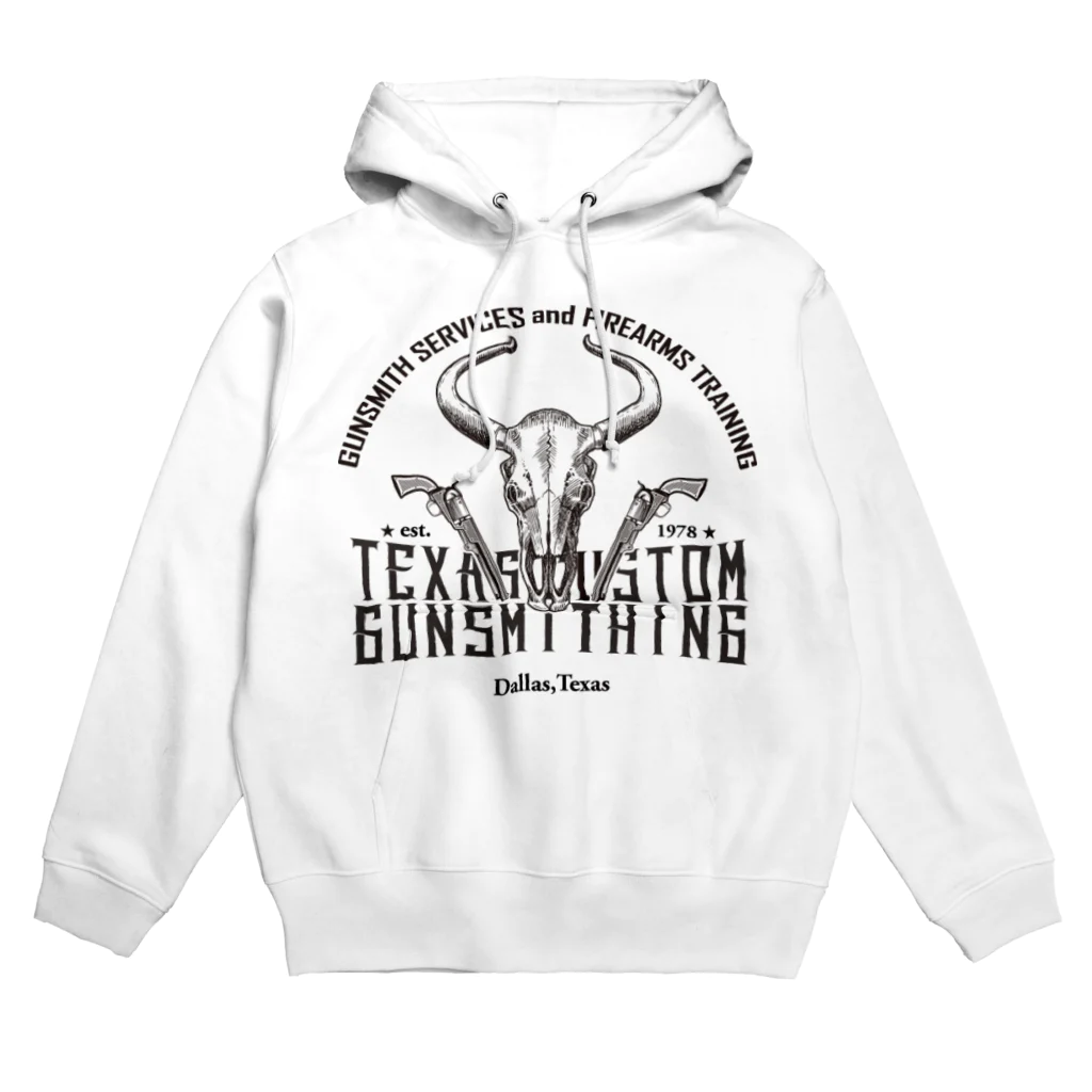 TEXAS CUSTOM GUNSMITHINGのTEXAS CUSTOM GUNSMITHING BULL SKULL_No.4 Hoodie