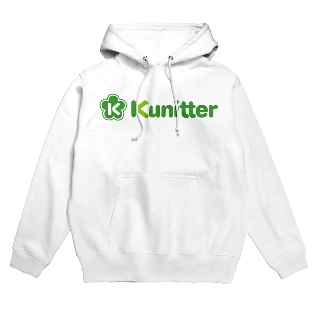 kunitterオリジナルグッズのクニッターロゴ Hoodie