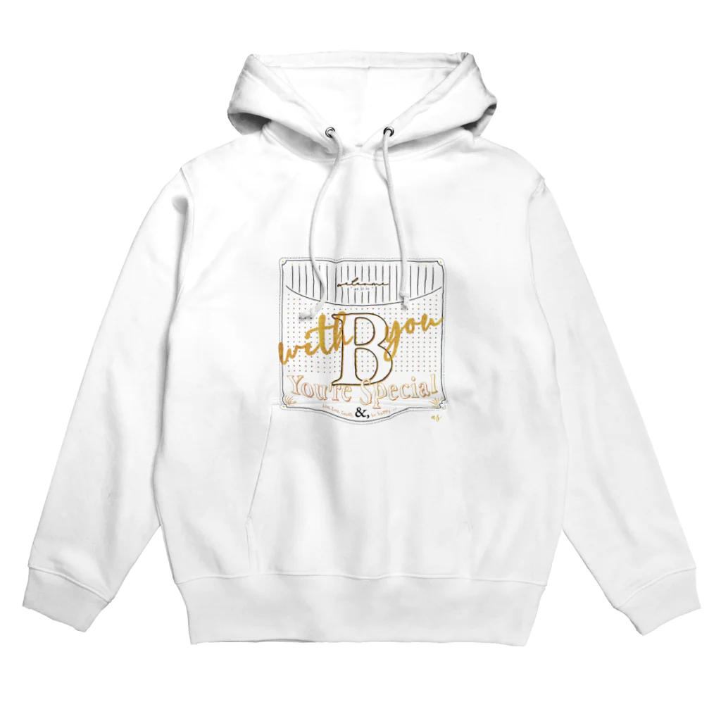 earth_dznのアルファベット・数字アイテム 【 B 】 Hoodie