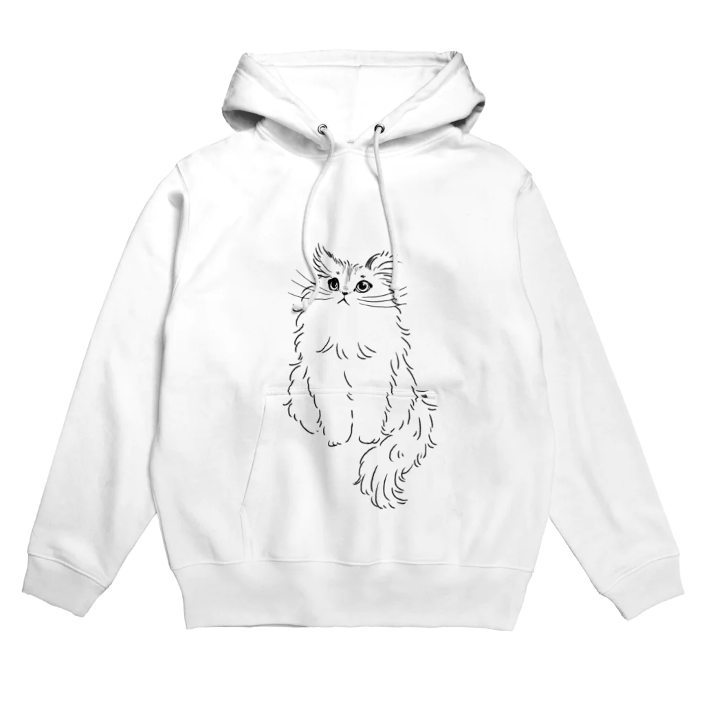 Leoの見上げるねこLeo Hoodie