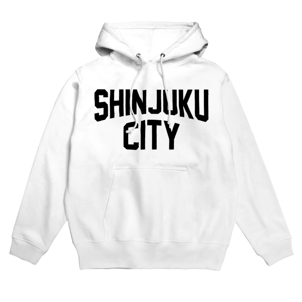 JIMOTO Wear Local Japanの新宿区 SHINJUKU CITY ロゴブラック パーカー