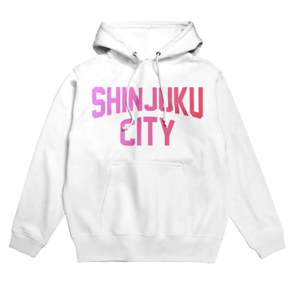 JIMOTOE Wear Local Japanの新宿区 SHINJUKU CITY ロゴピンク パーカー
