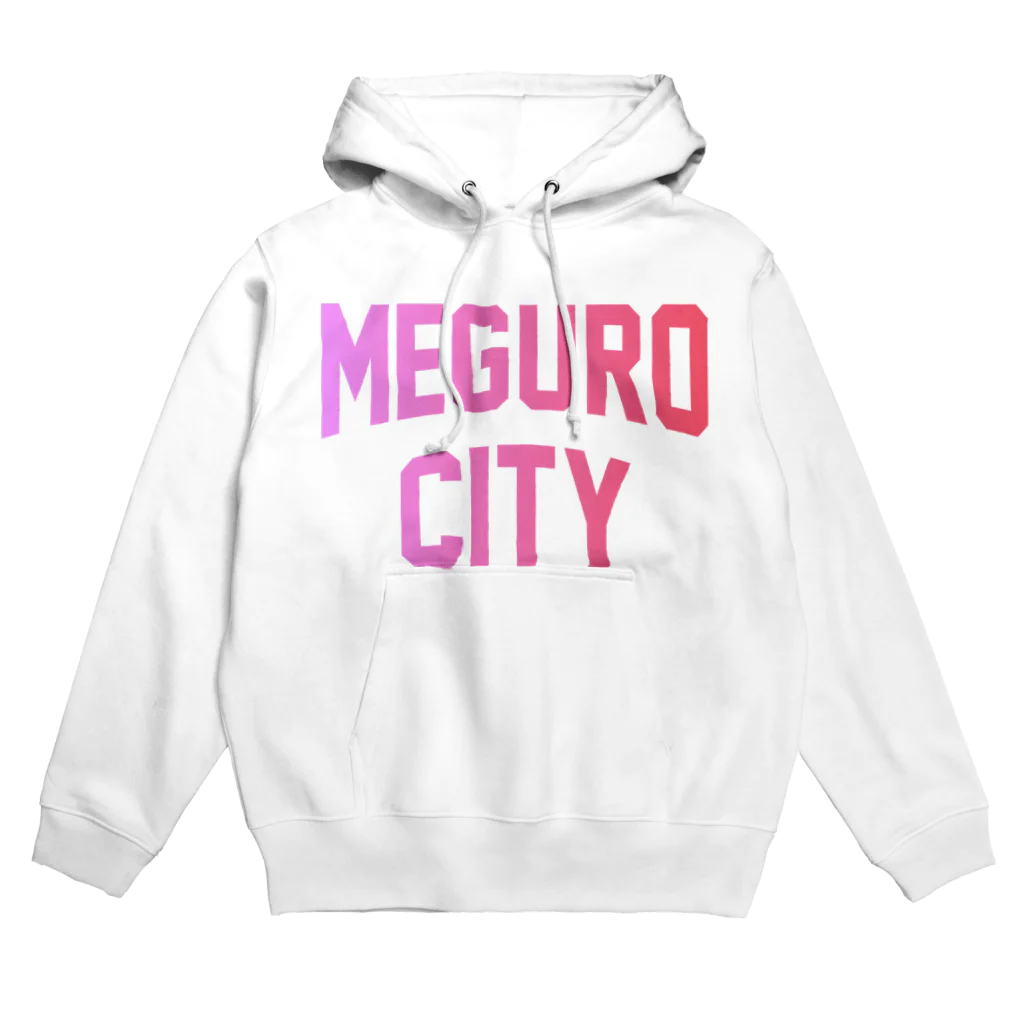 JIMOTO Wear Local Japanの目黒区 MEGURO CITY ロゴピンク パーカー