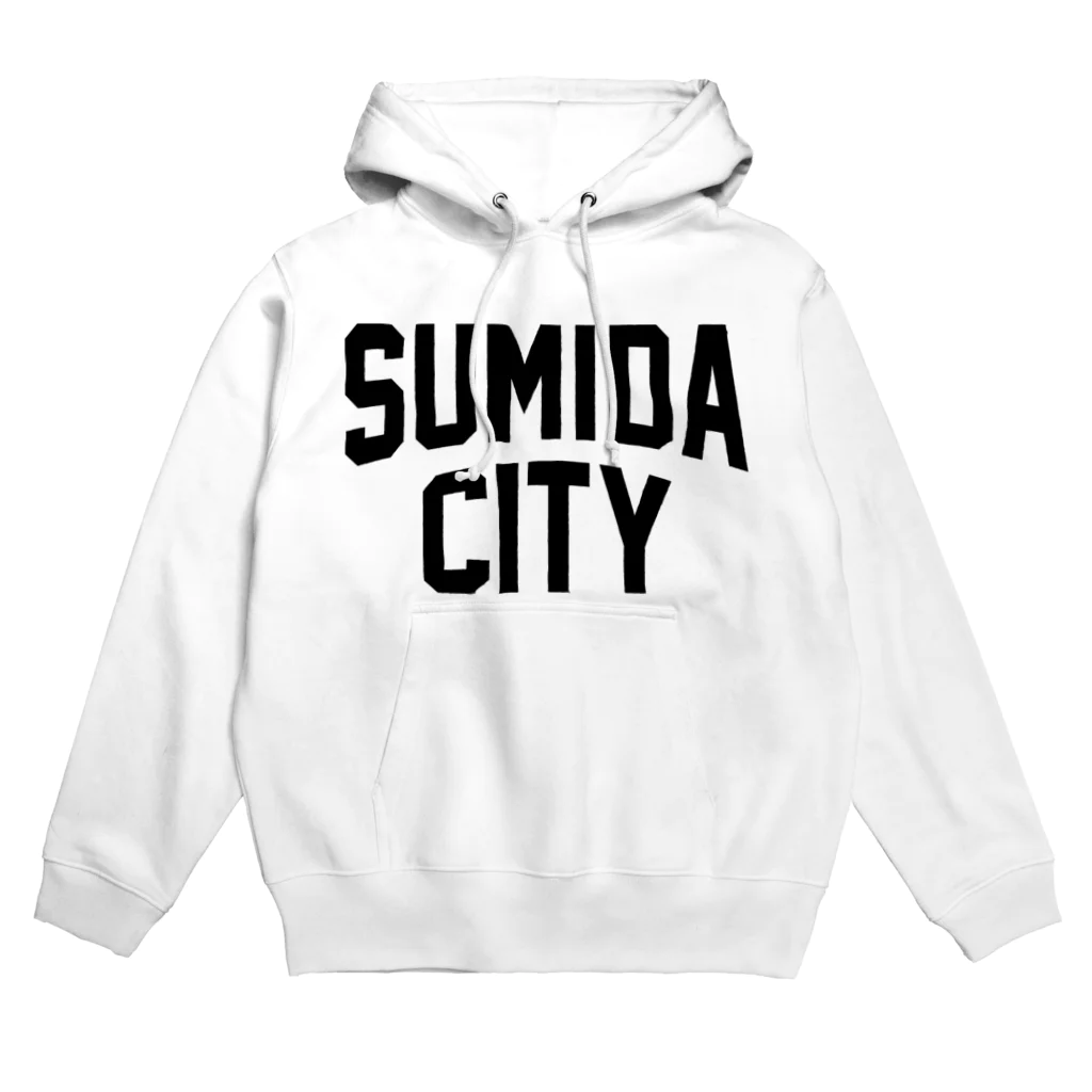 JIMOTOE Wear Local Japanの墨田区 SUMIDA CITY ロゴブラック パーカー