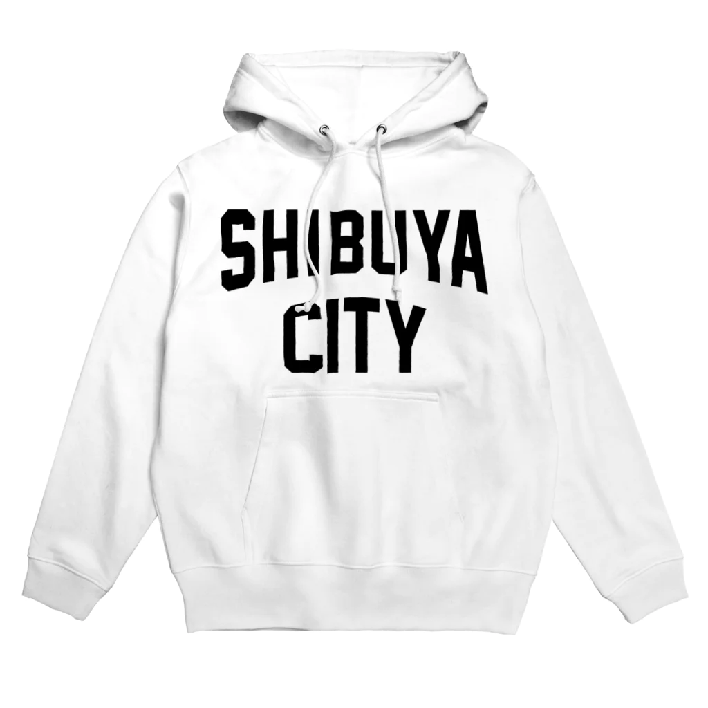 JIMOTO Wear Local Japanの渋谷区 SHIBUYA WARD ロゴブラック Hoodie