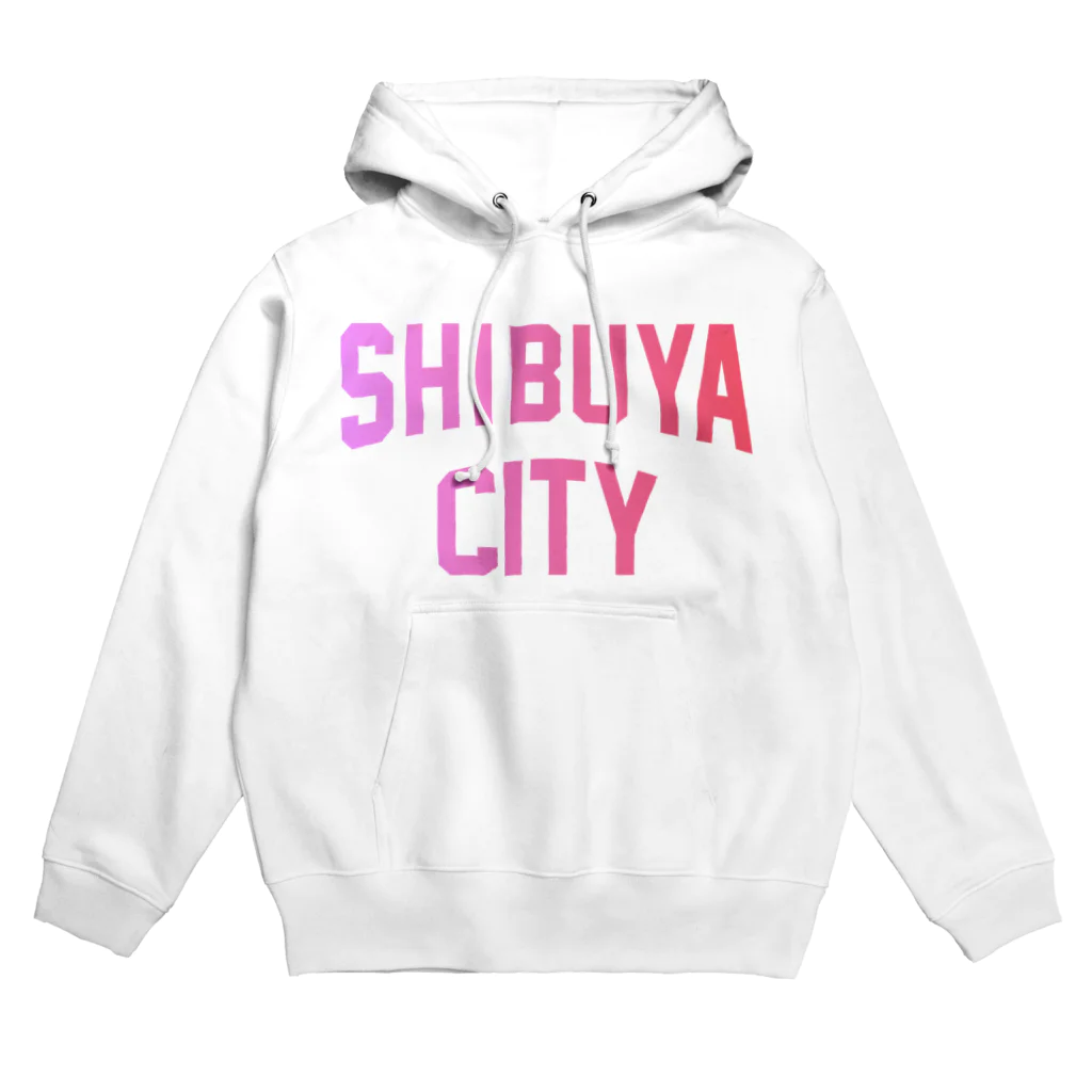 JIMOTOE Wear Local Japanの渋谷区 SHIBUYA WARD ロゴピンク Hoodie