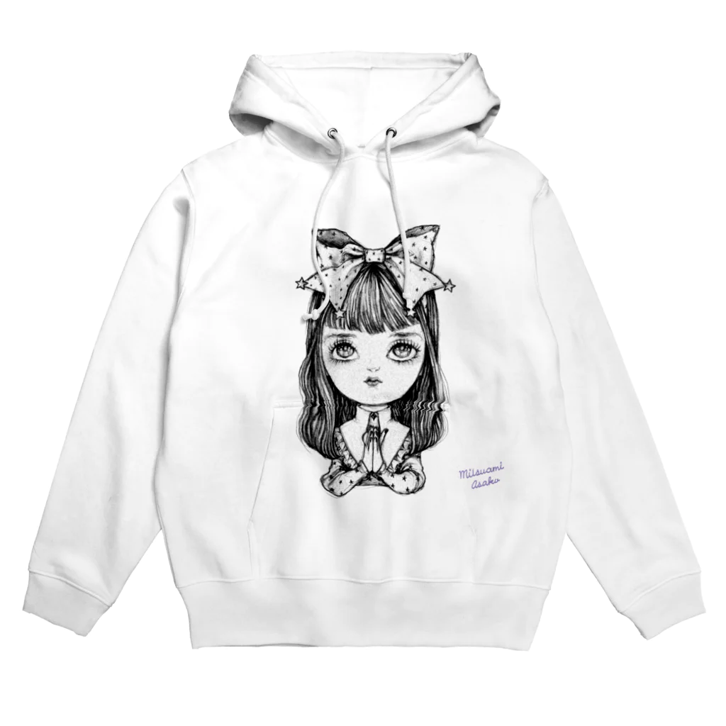 みつあみあさこのgothic girl Hoodie