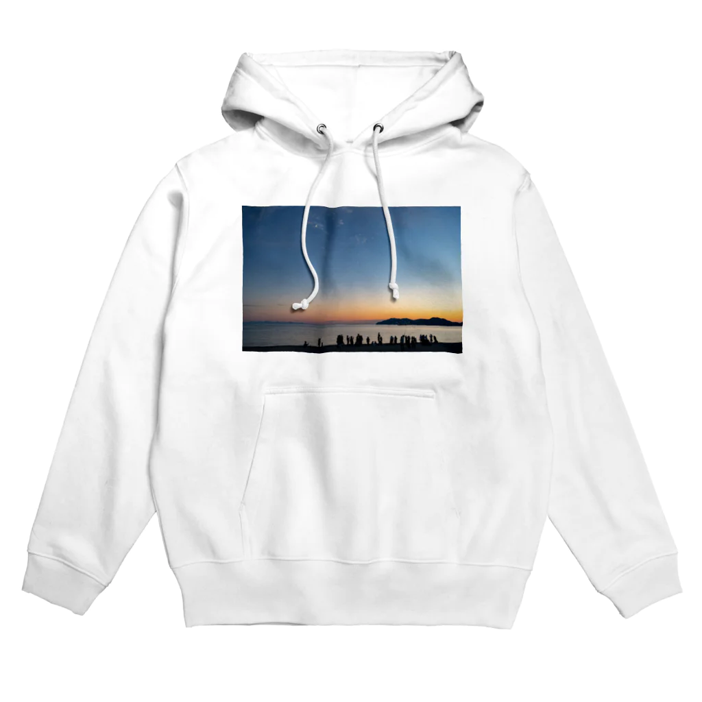 WorldHappiestの夕焼け Hoodie