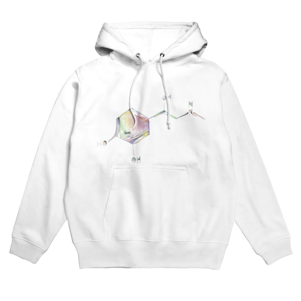 ピヨ_chemistryのアドレナリンの化学構造式 Hoodie