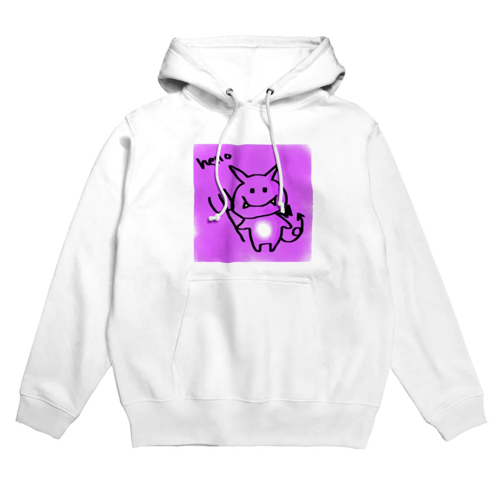 くまさんしょっぷのやさしいあくまさん Hoodie