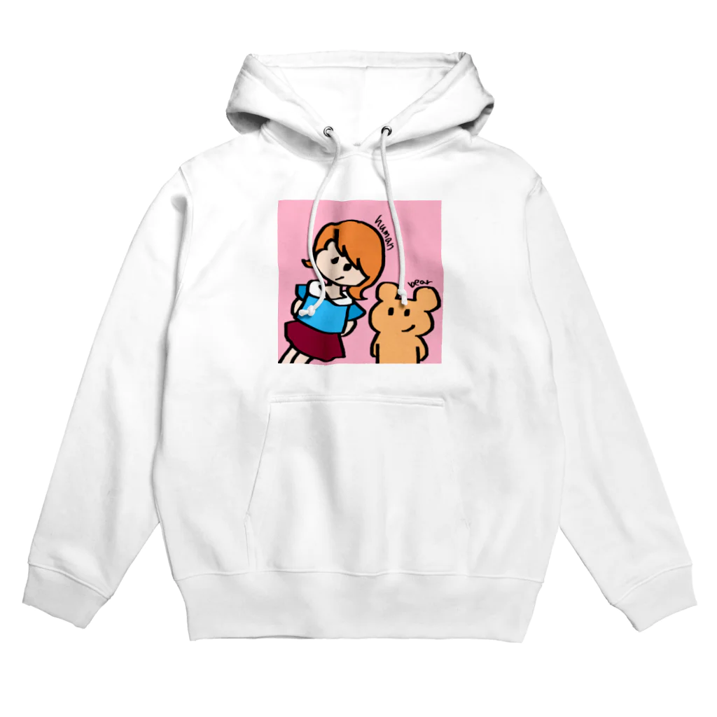 くまさんしょっぷのなかよしこよし Hoodie