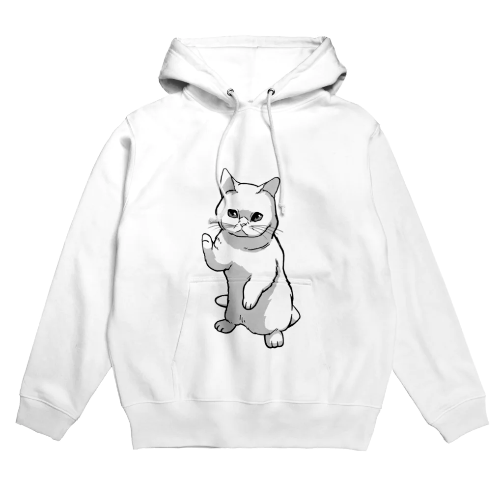 Togeratのマンチ立ち（モノクロタイプ） Hoodie