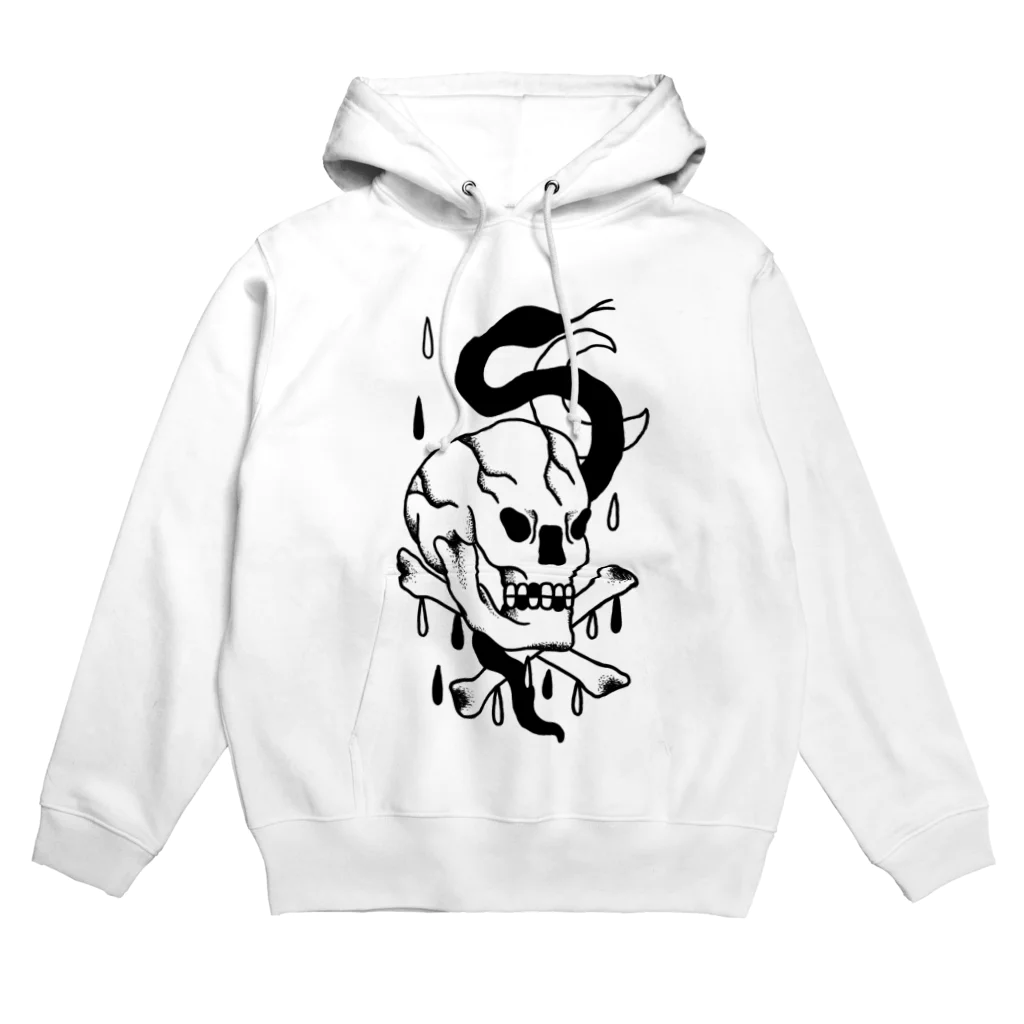 apple-seed-worksのTRAD SKULL&SNAKE Hoodie