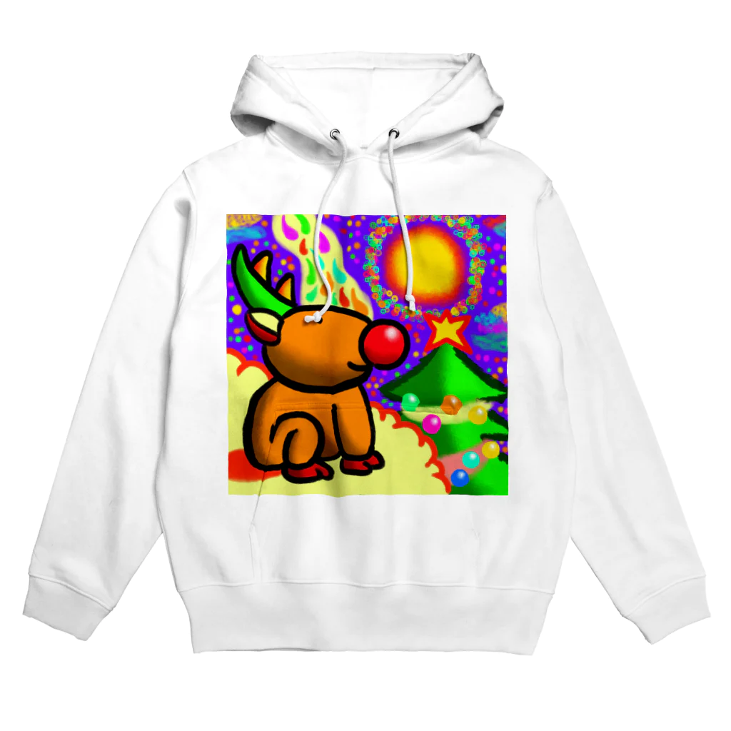 どりほぷのトナカイのお月見 Hoodie