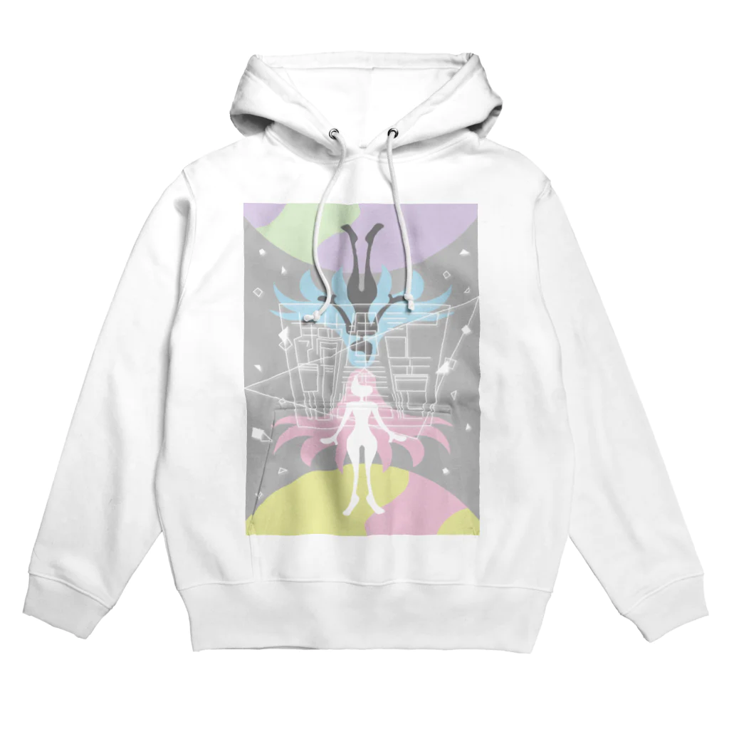 UMAごっこの『さっき見た夢、揮発性の記憶』イメージイラスト Hoodie