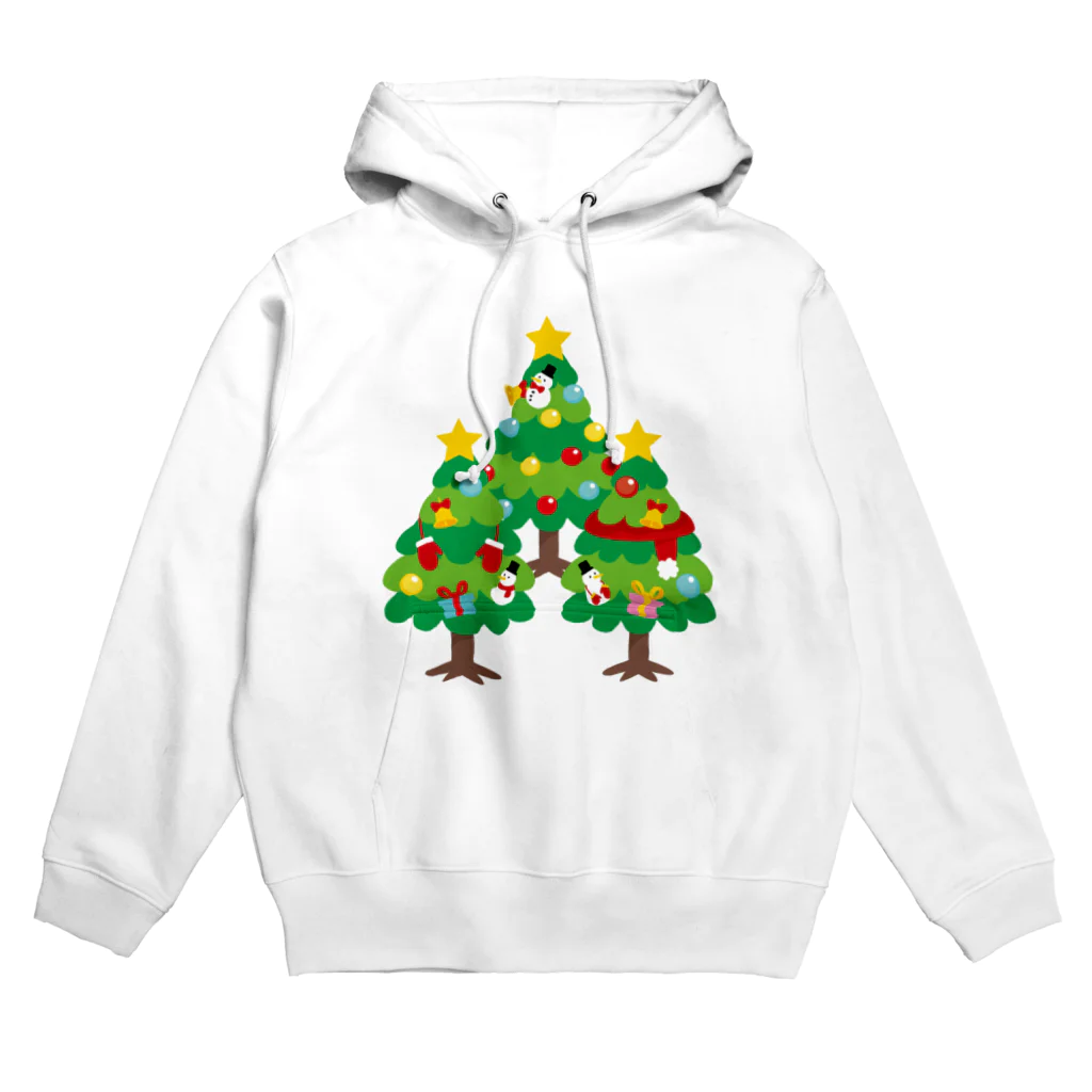 イラスト MONYAAT の森さんのクリスマスA クリスマスツリー Hoodie