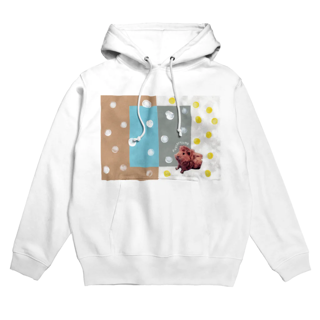 ふくちゃんの毎日。のみずたまとふわふわ茶色い子 Hoodie