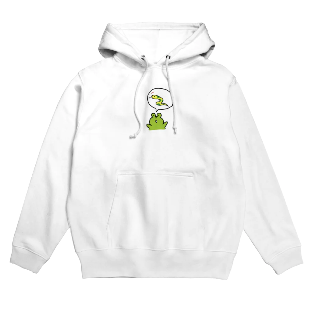 たなからぼたもちのカエルはかえるがヘビーなへび Hoodie