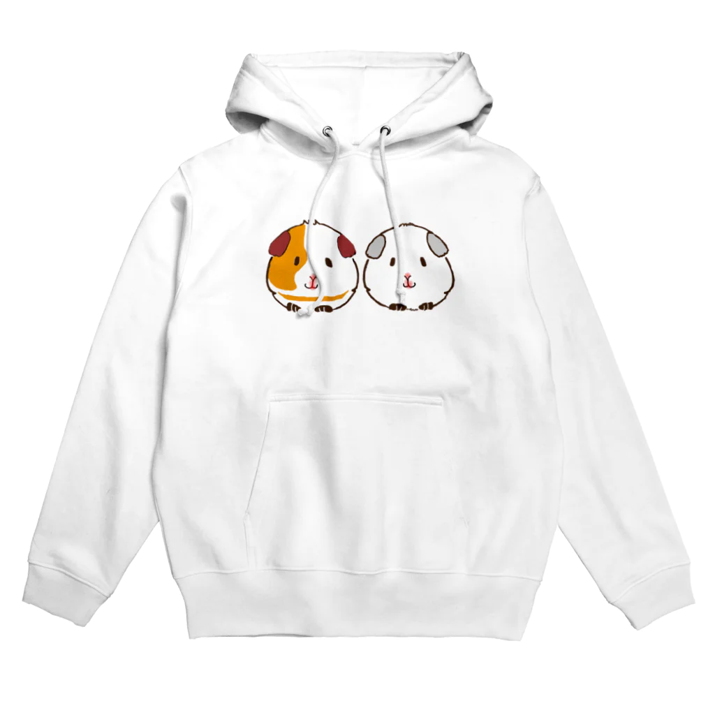 モルモットのミマモル隊のコロちゃん・ポンちゃん Hoodie