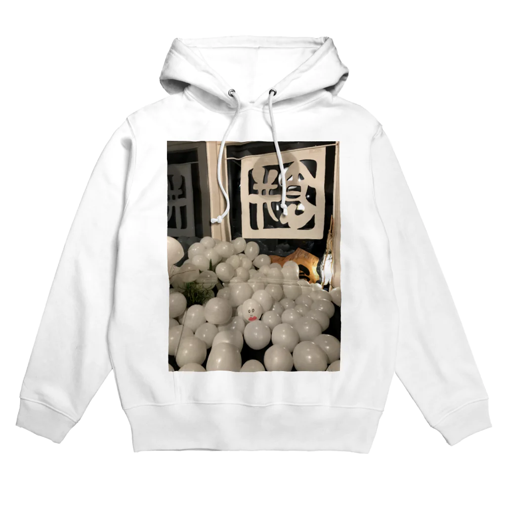 YA-BUY7のもちつもたれつ Hoodie