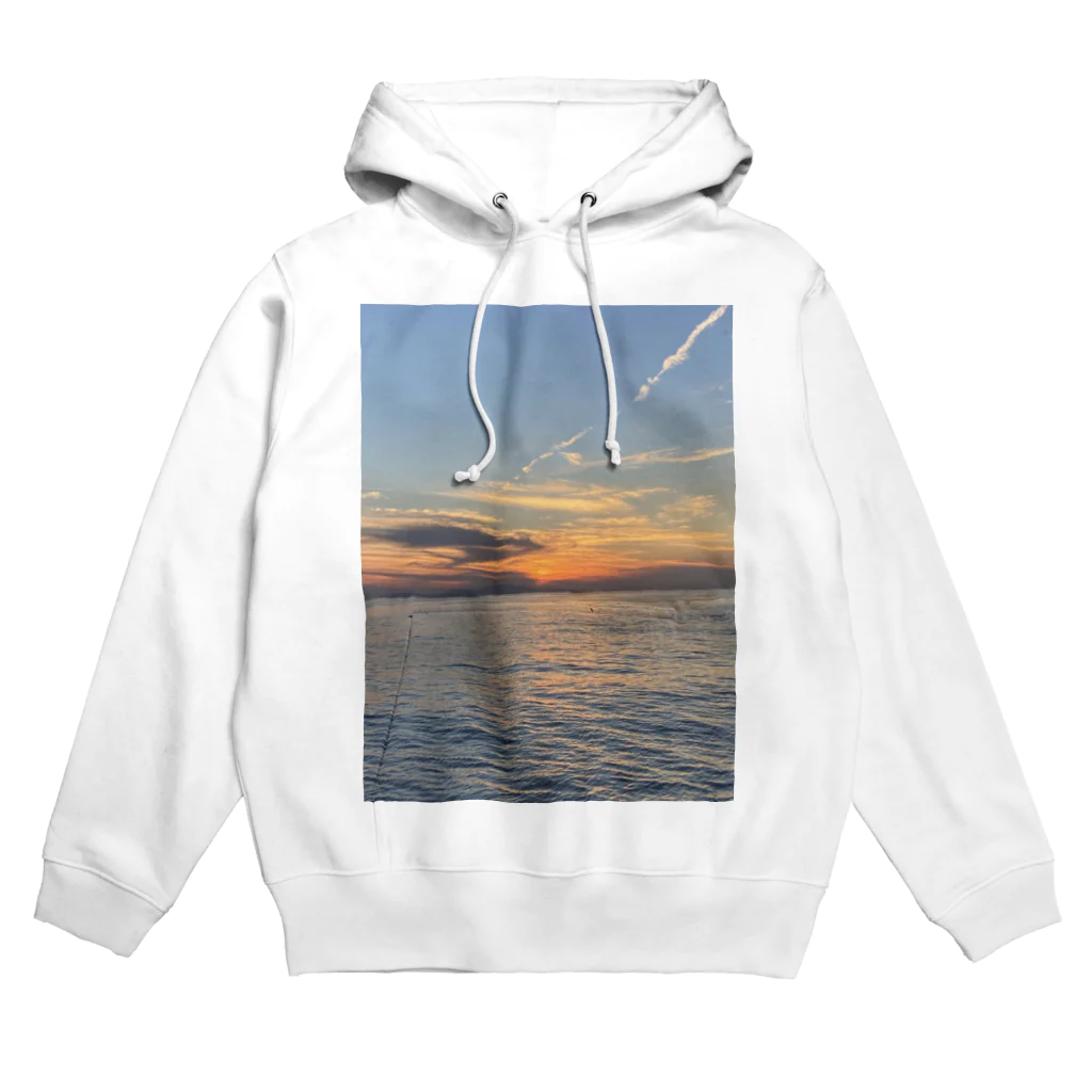 新家 真礼 ♥の夕暮れの海 Hoodie