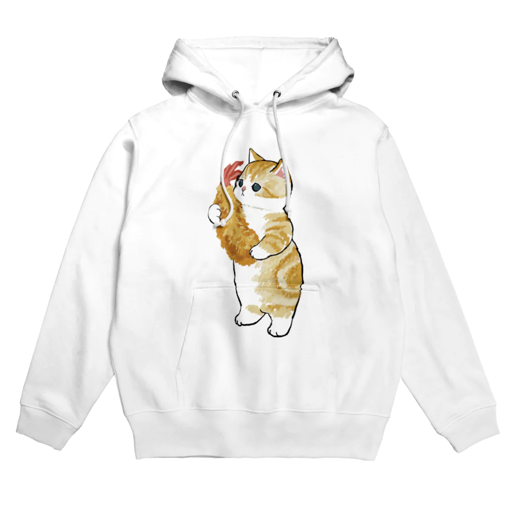 mofusandのえびふらいに恋するにゃん Hoodie