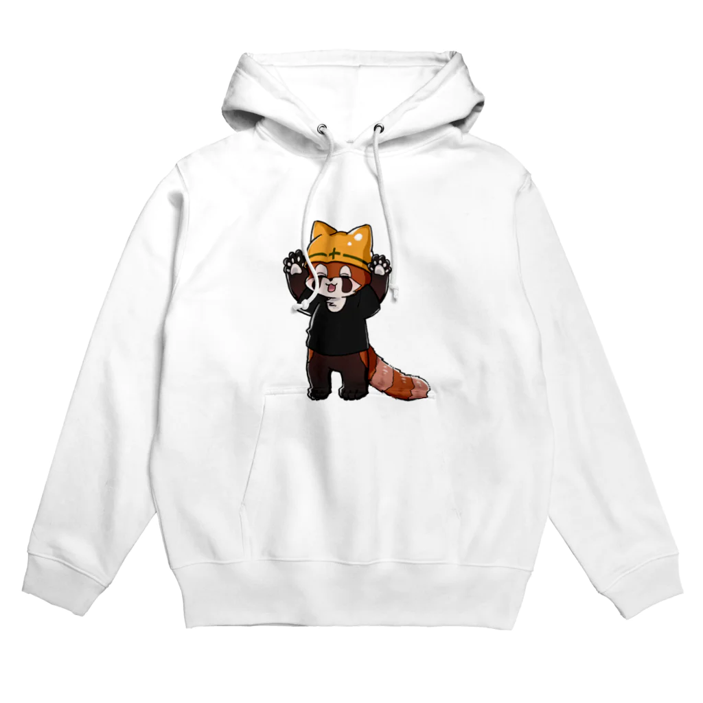 はぼたんのぽこんさん いかくのポーズ Hoodie