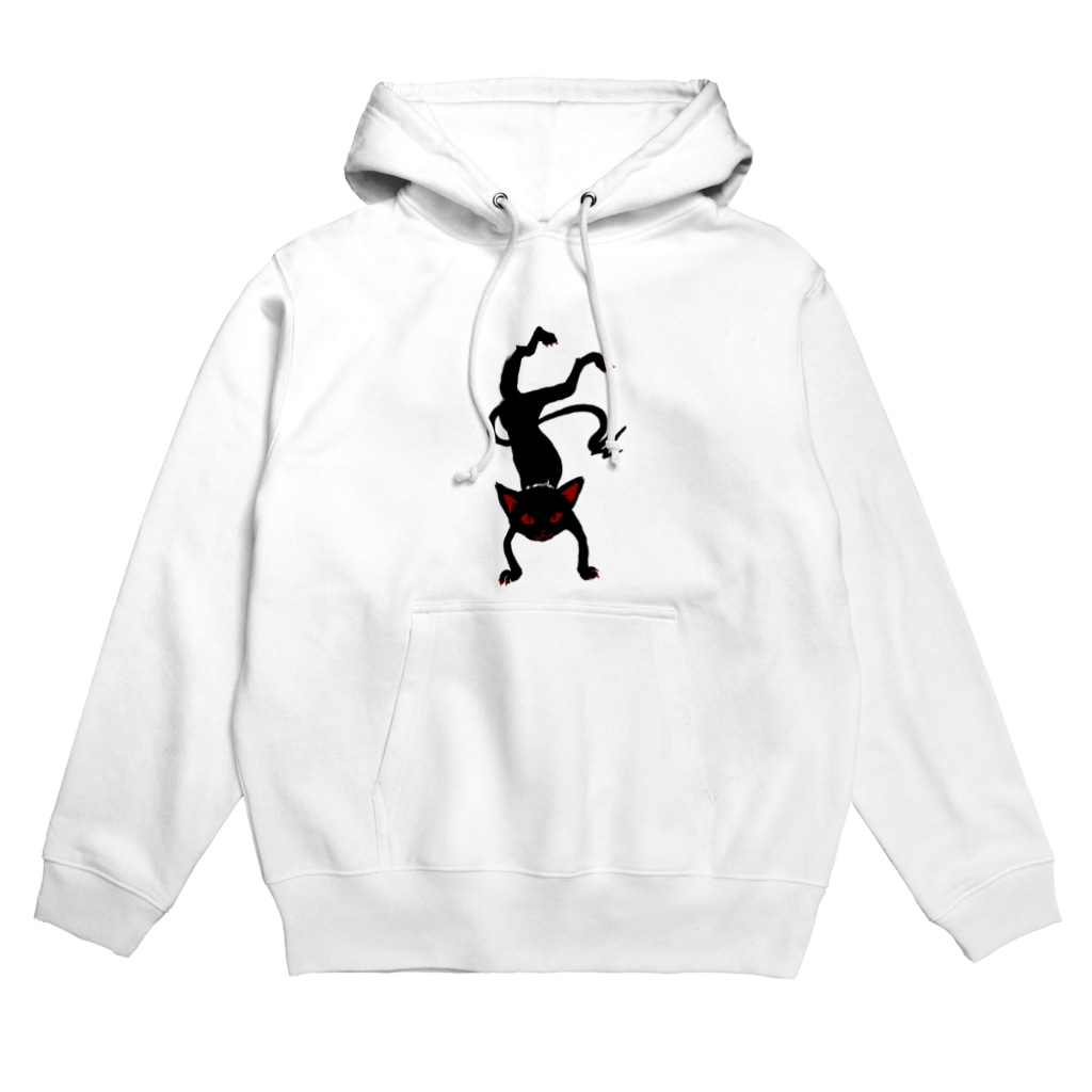 レコードの巣の黒猫又くん Hoodie