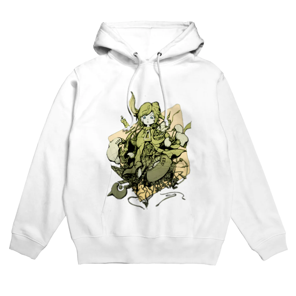 まるやまです。の機械少女 Hoodie